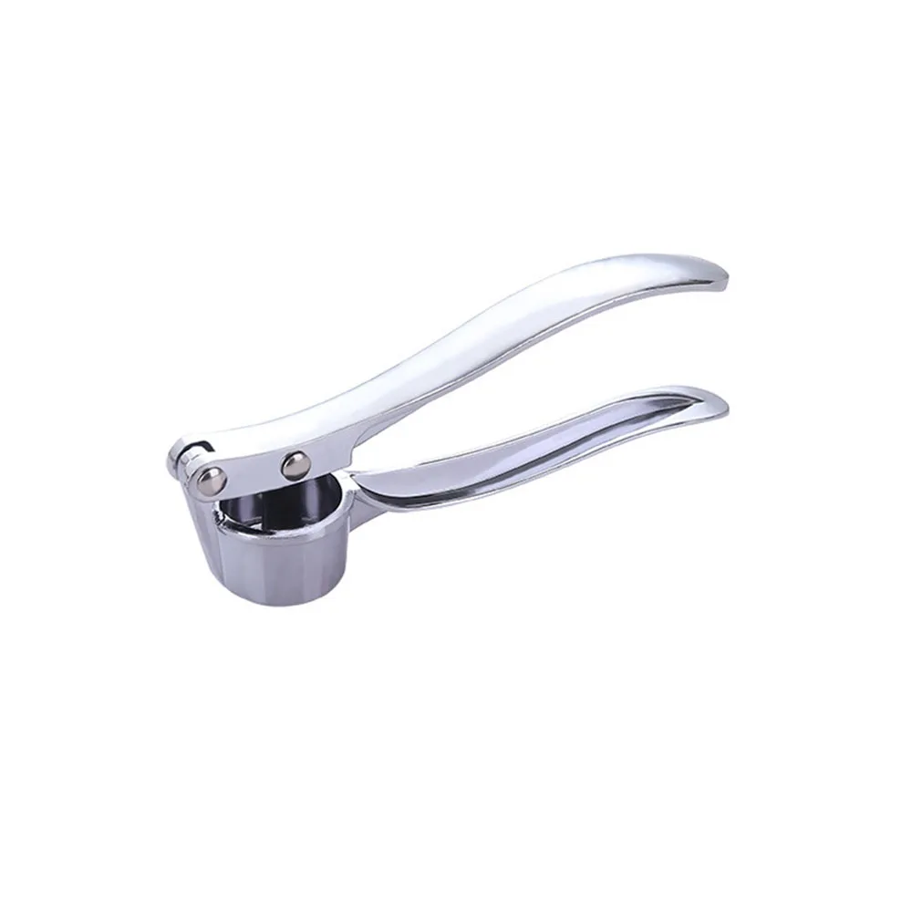 Handheld Garlic Press Crusher Stainless Steel Garlic Smasher Squeezer Manual Press Grinding Tool Kitchen Accessories