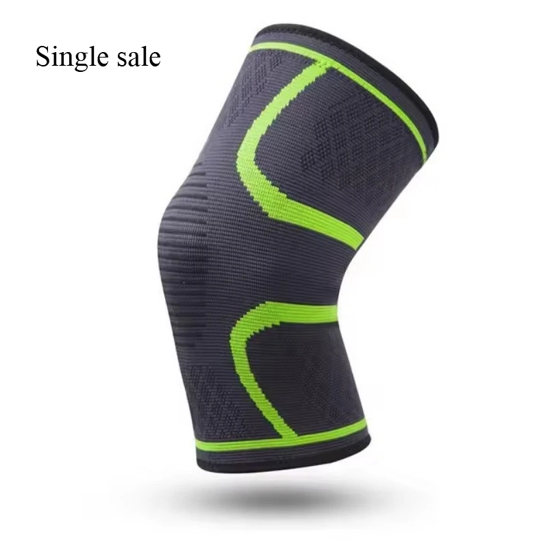 Joelheiras esportivas, corrida antiderrapante ao ar livre, ciclismo fitness, joelheiras respiráveis finas e coloridas de nylon para homens e mulheres