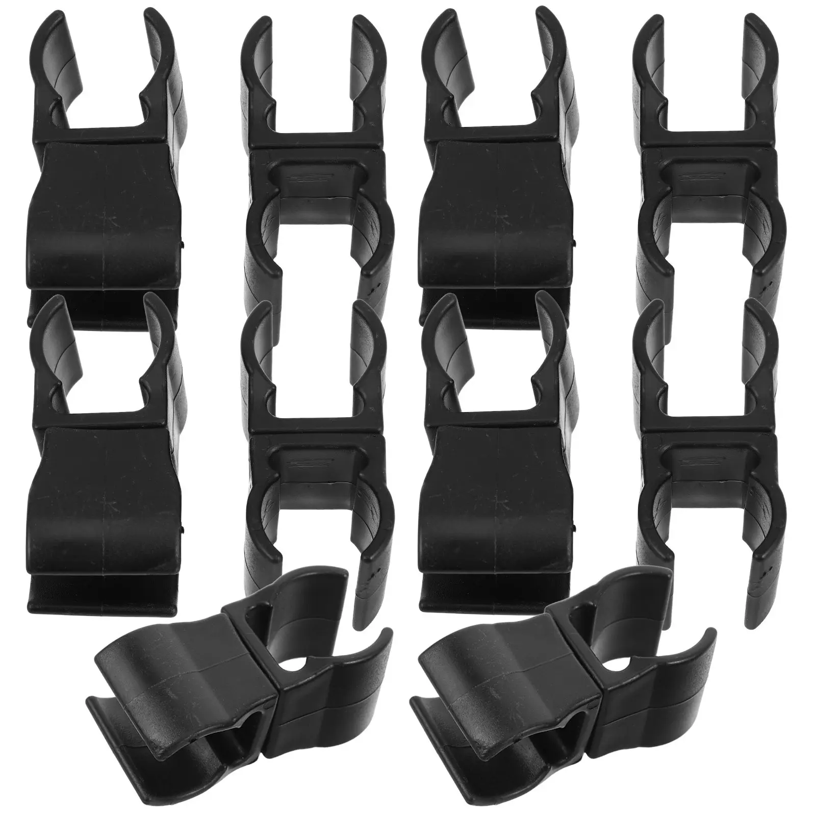 

10 шт. зажимов для тренировочных стержней из мягкого пластика для разметки тренировочных площадок - многоразовые зажимы для баскетбола и футбола