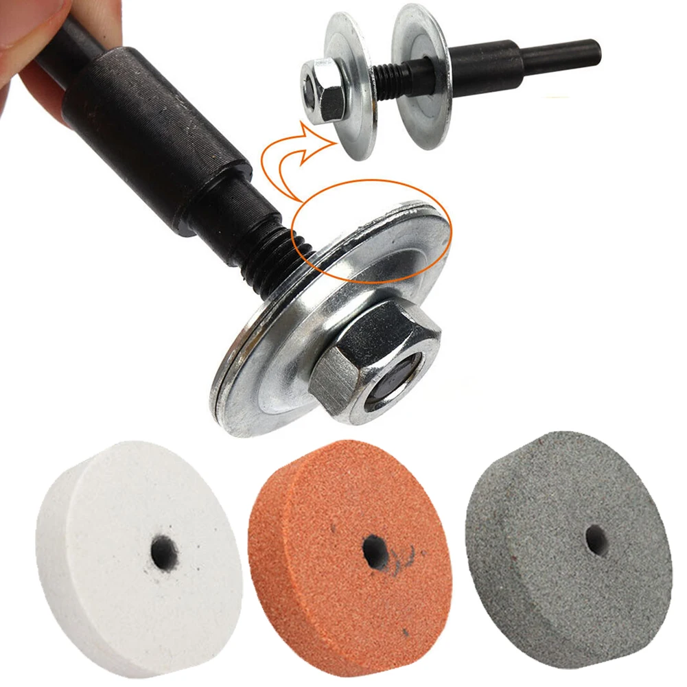 3\Grinding Wheel Polishing Wheel 10mm Aperture Set Machine Grinder Rotary Tool Metal Sand Head Stone Polishing Tool Accessories