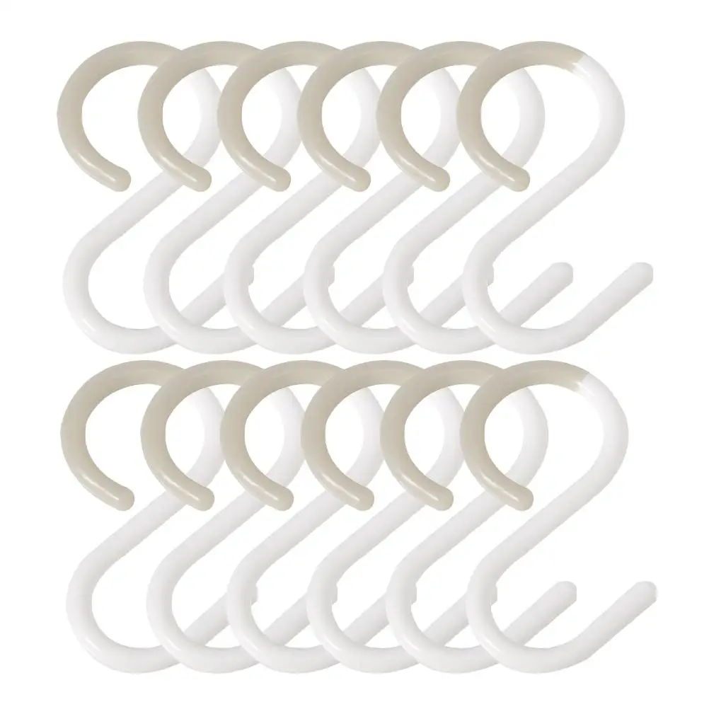 

12 Pcs Key Hooks for Closet Bathroom White Small Size Reusable Rustproof Towel Hooks Coat Hanger Multipurpose