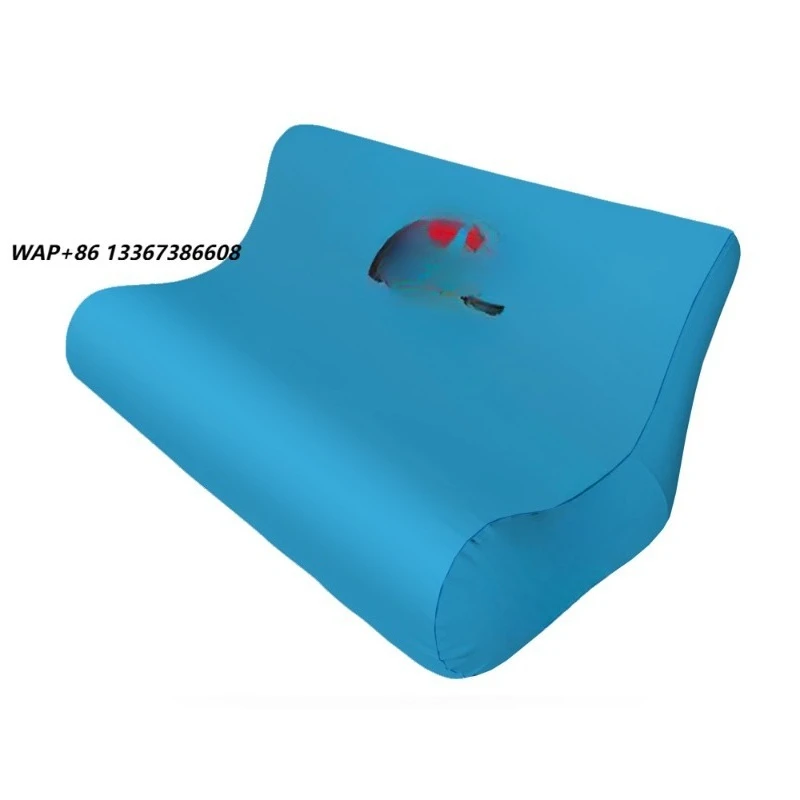 Lazy PVC inflatable 2-3 seat sofa inflatable outdoor beach sleep verification supplier inflatable bed portable air sofa
