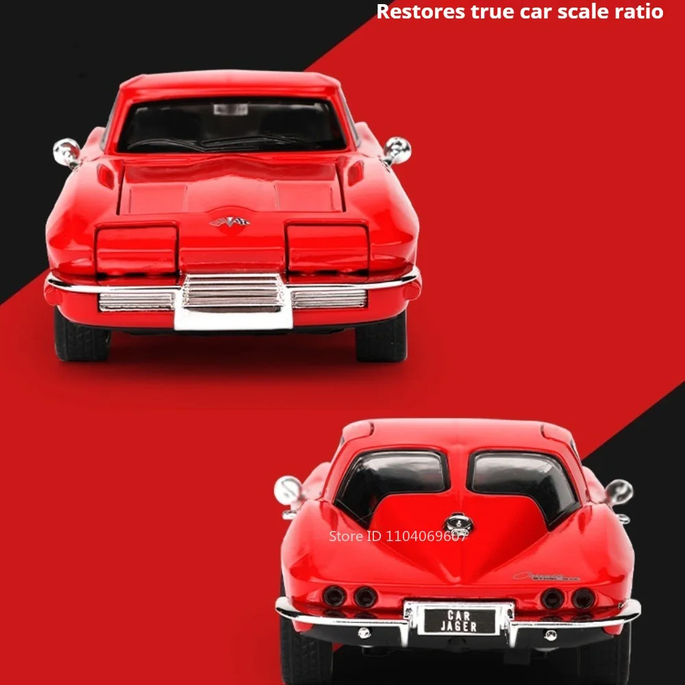 Modèle de voiture Cobra C2 échelle 1:32, jouet en alliage moulé sous pression, musique légère, voitures de sport, modèles d'absorption des chocs, jouets, article décoratif