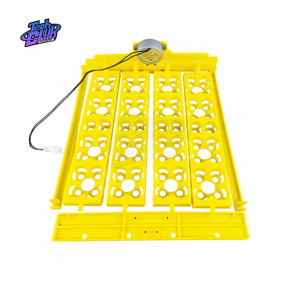 16 Plastic Egg Tray Incubator Automatic Turn Egg 76 Quail Eggs With Motor For Mini Brooder Incubator Pet Supply