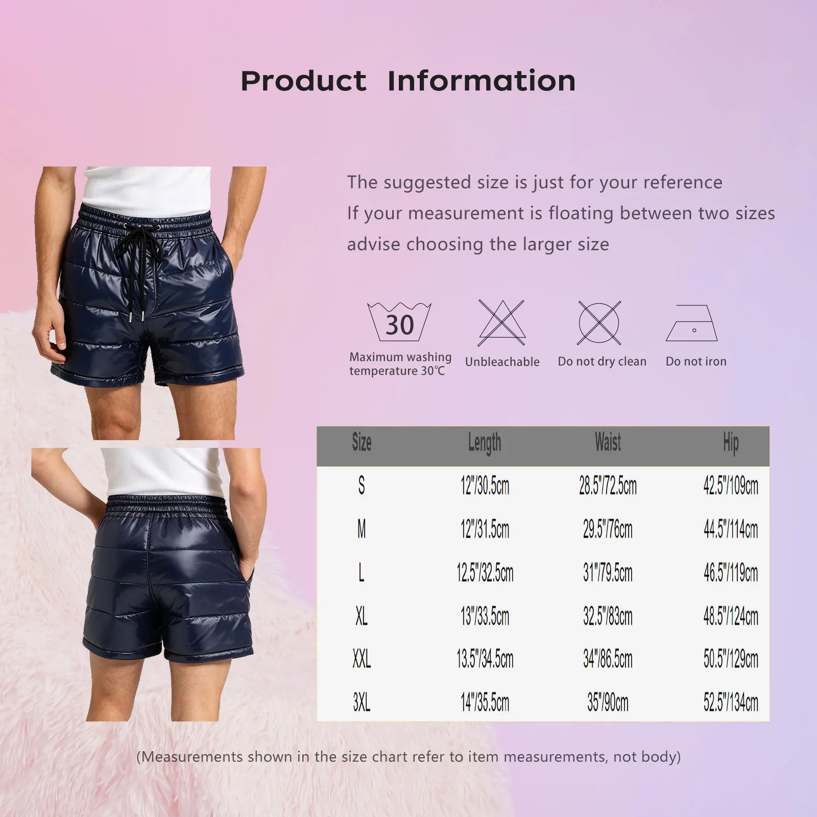 Men Loose Boxer Shorts Drawstring Elastic Waistband Side Pockets Leakproof Breathable Quick Dry Lightweight for Daily Sports Gym