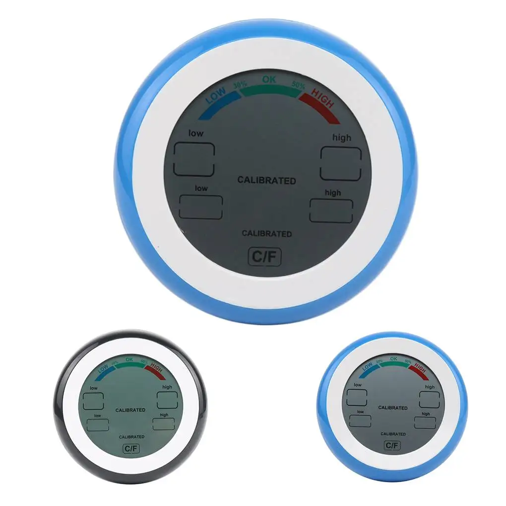 Digital Thermometer Hygrometer Temperature Humidity Meter °C/°F Max Min Value Trend Display Mini Temperature And Humidity Meter