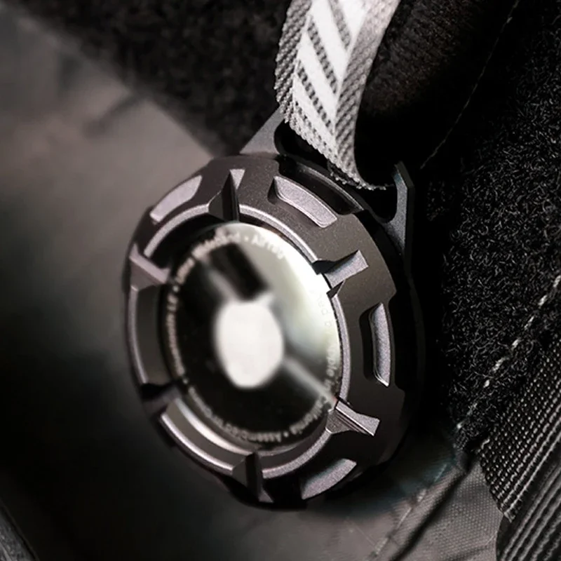 ฝาครอบโลหะกรง Rig สำหรับ Apple AirTag พวงกุญแจป้องกันตำแหน่ง Anti-Lost อุปกรณ์อลูมิเนียมเปลือกป้องกัน