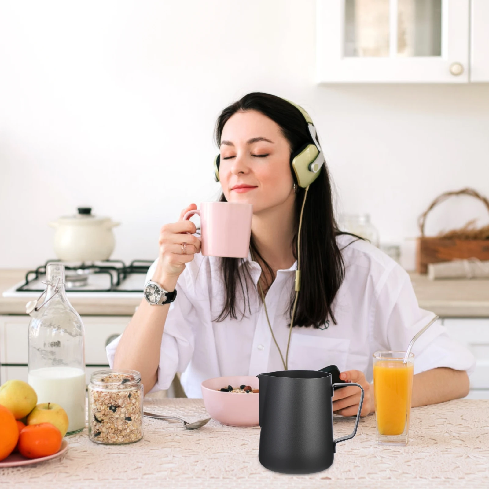 

Flower Pot Coffee Art Practicing Stainless Steel Milk Frothing Jug Pitcher Cup Steaming Frother Bar Accessories Supplies