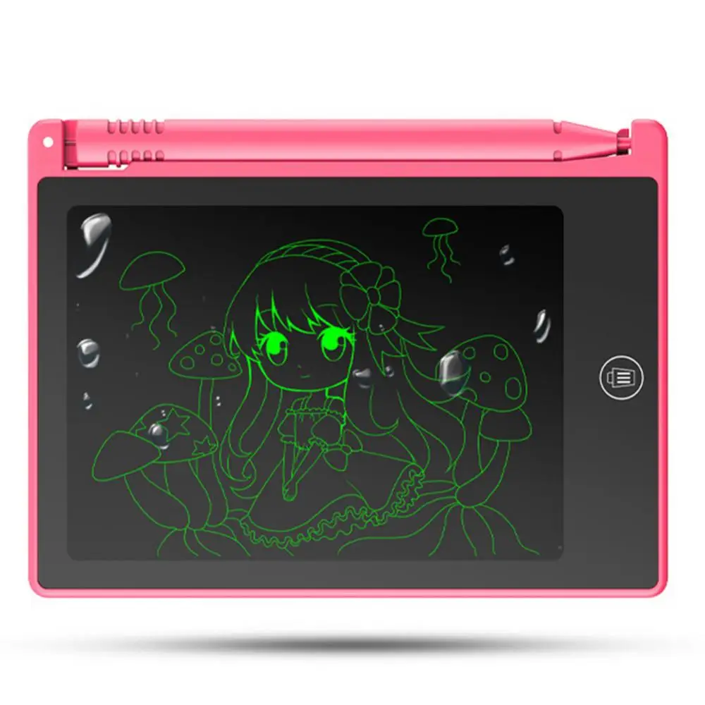 Portátil LCD Escrita Tablet Board com caneta, 4,4 polegadas, desenho digital, Graffiti