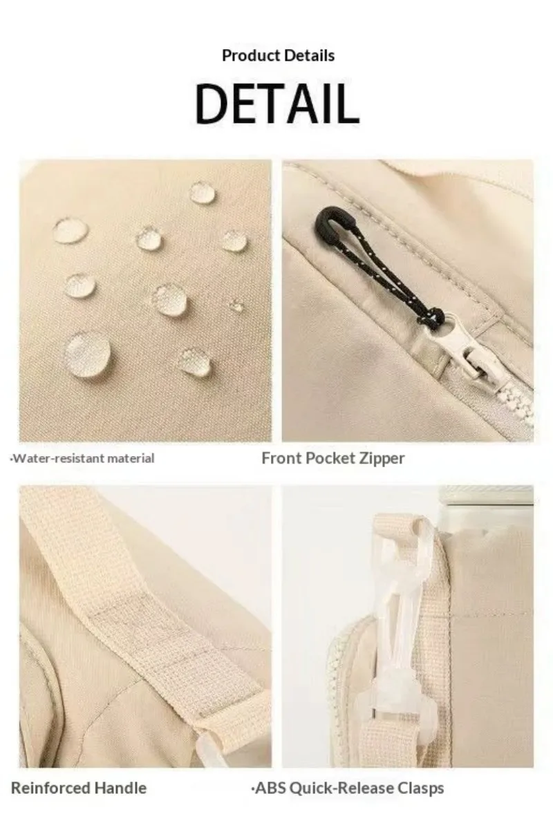 Unisex Wasserflaschenhalter mit Trageriemen, Isolierte Wasserflaschentasche mit Handyfach, Wasserflaschen-Umhängetasche – Detail 12