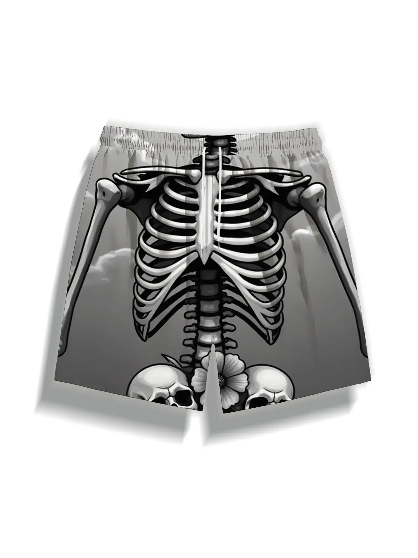 1pcs Men's Short swim trunks2026 Summer 3D Printed Short sleeve Breathable Polyester Quick drying running
