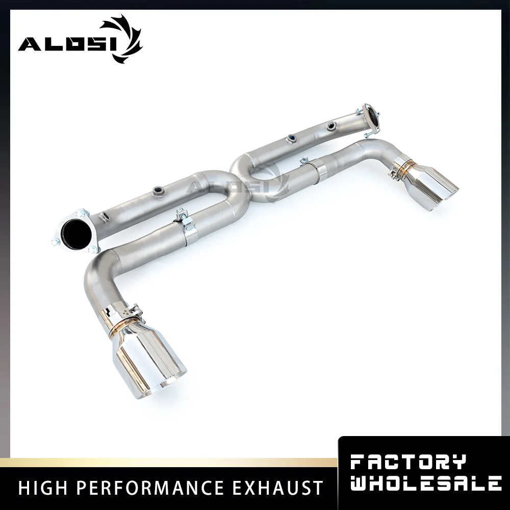 

Cat-back exhaust pipe system for Porsche 997.2 3.6 3.8 2008-2012 high-performance smart valve exhaust system