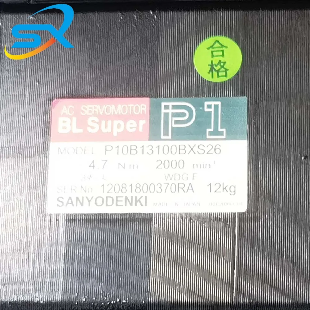 Sanyo Motor For Robotics P10B13100BXS26 1000w Running In Good Condtion Negotiated Sale