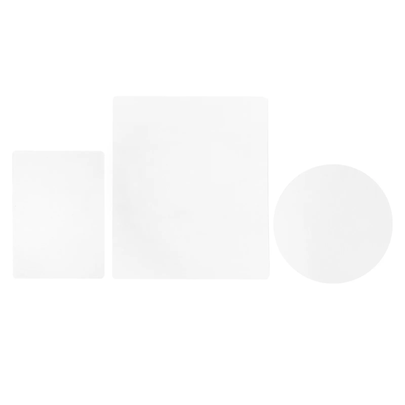 3Pcs Gel Printing Plate Transparent Reusable Flexible Clear Gel Plates for Printmaking Mixed Media Crafts Journaling