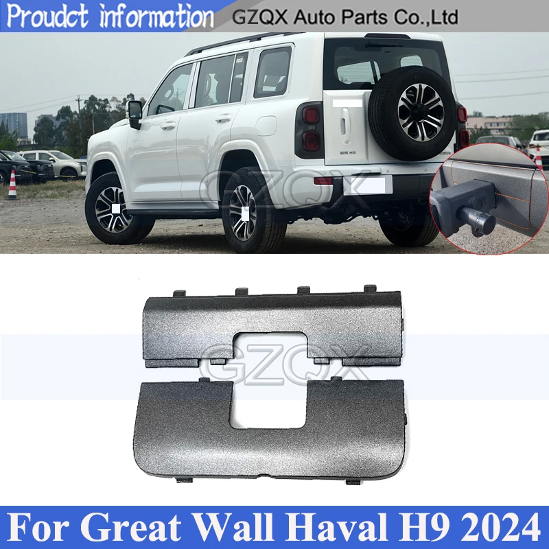 

CAPQX Rear Bumper Trailer Cover For Great Wall Haval H9 2024 Rear Tow Hitch Cover Bumper Tow Hook Cover Cap