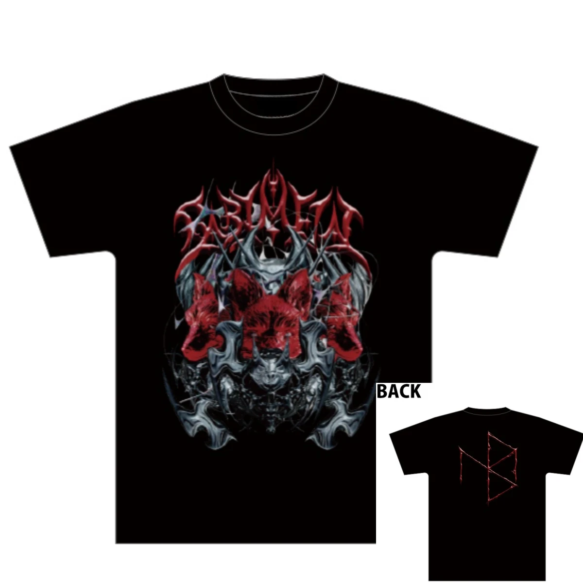 METAL MYTH BABYMETAL Band T-Shirt Cotton Graphic Tee Men Women Summer Streetwear