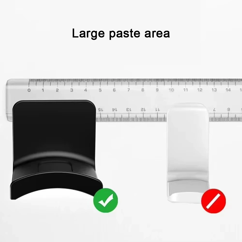 ที่แขวนหูฟังแบบแขวนติดผนังอเนกประสงค์สำหรับหูฟังที่ควบคุมการเล่นเกมชั้นโชว์ใต้โต๊ะที่แขวนหูฟัง