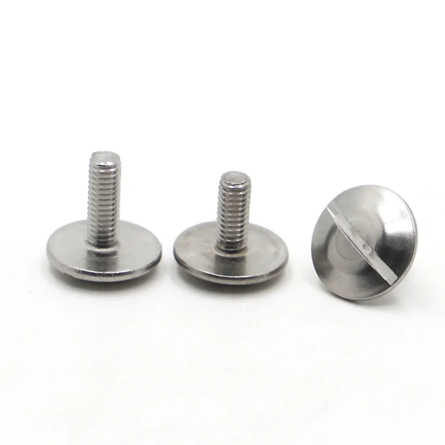 GB947  304 Stainless Steel Extra Large Truss Round Head Slotted Screw Bolt M2 M2.5 M3 M4 M5 M6