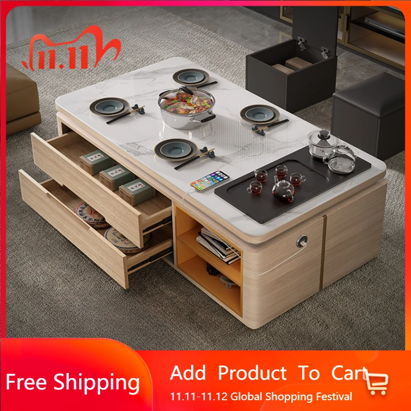 

Обеденные роскошные журнальные столики для гостиной, журнальный столик с деревянным полом, дизайн Couchtisch, вилла, детская модная мебель Couchtisch