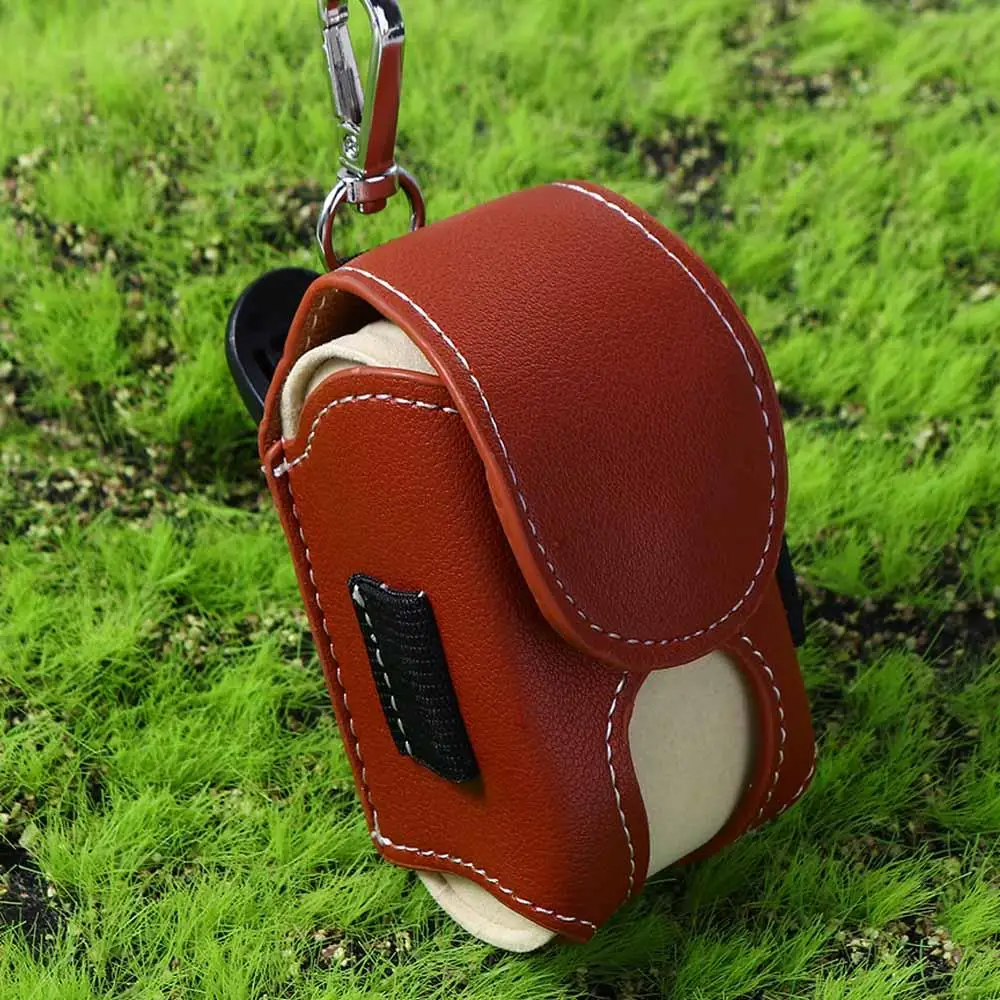 جيب إكسسوارات الغولف حقيبة التخزين الجلود كرة جولف الحقيبة كرة جولف كيس التخزين كرة جولف حاوية جولف الخصر حامل حقيبة