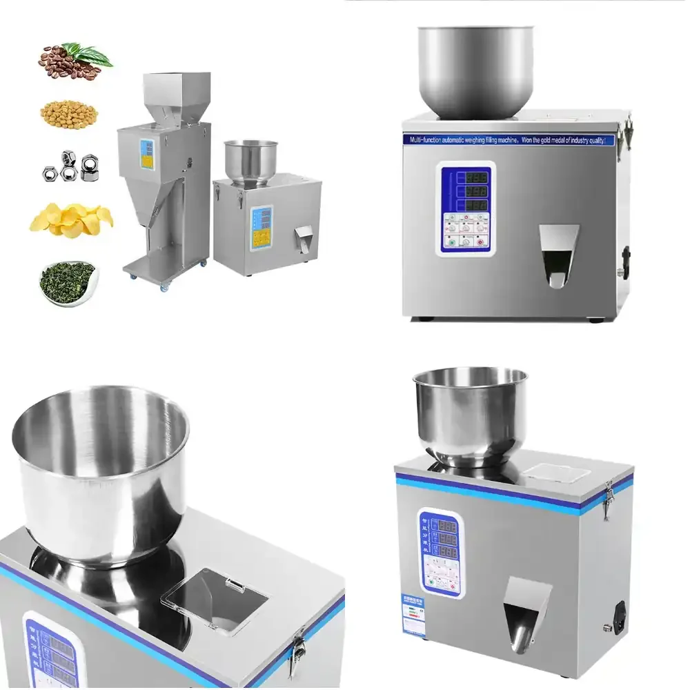 123Hot Automatic Digital Control Particle Granule Intelligent Weighing Filling Machine Rice Seed Grain Nuts Filling Machine