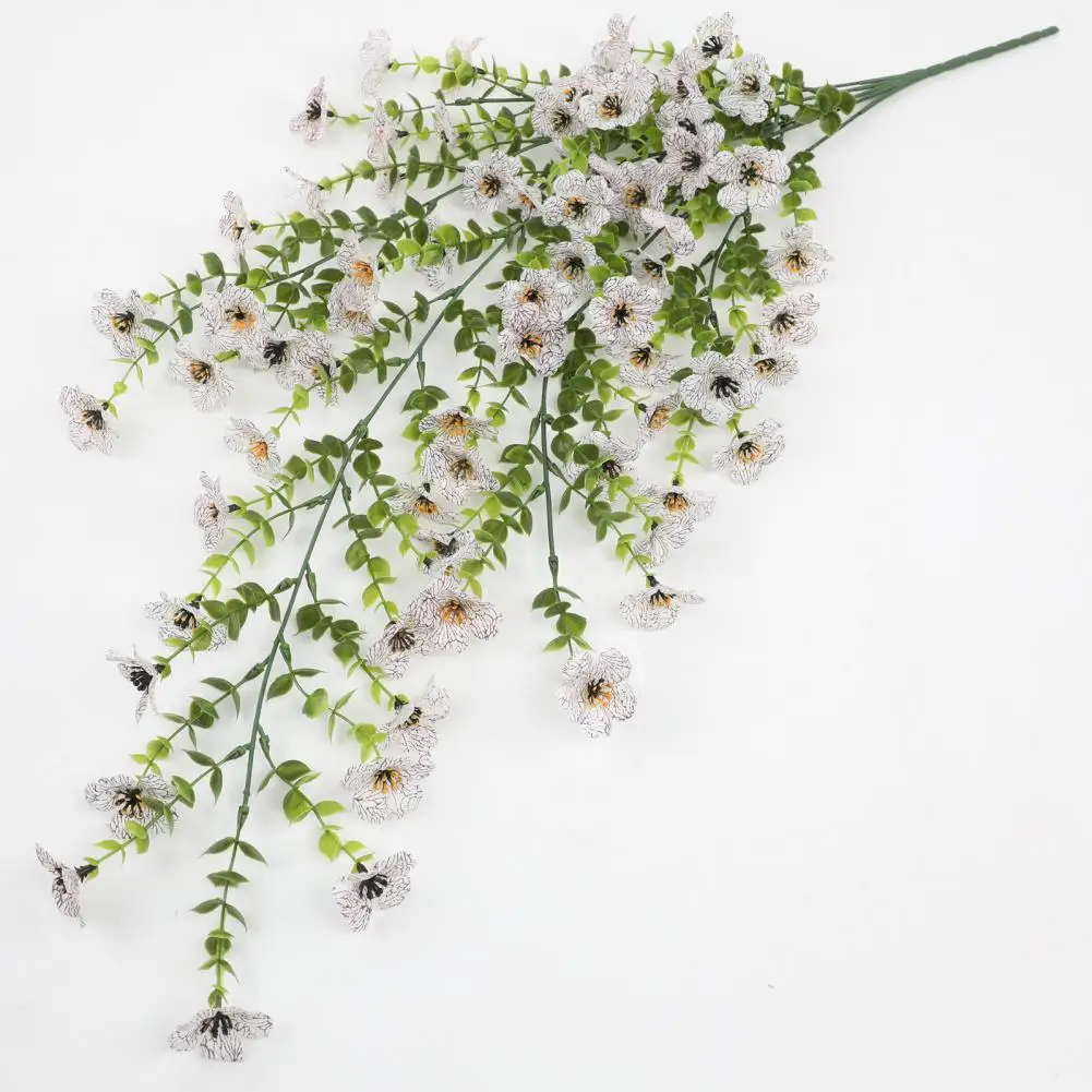 

Hanging Artificial Flowers Faux Flowers Realistic Hanging Artificial Flowers for Wedding Party Decor Uv Resistant for Indoor