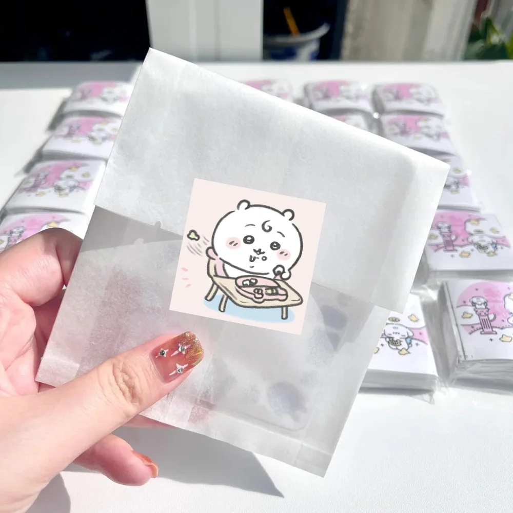 500 قطعة/لفة الكرتون Chiikawa لفة الكتابة على الجدران ملصق DIY بها بنفسك بولي كلوريد الفينيل محمول الشارات أعواد تزيين مكافأة الاطفال اللعب الهدايا #6