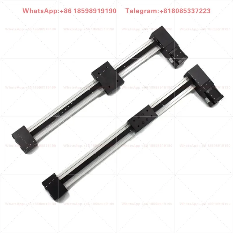 1pcs Complete set of cross synchronous belt linear guide sliding table module, high-speed silent cross I-shaped gantry