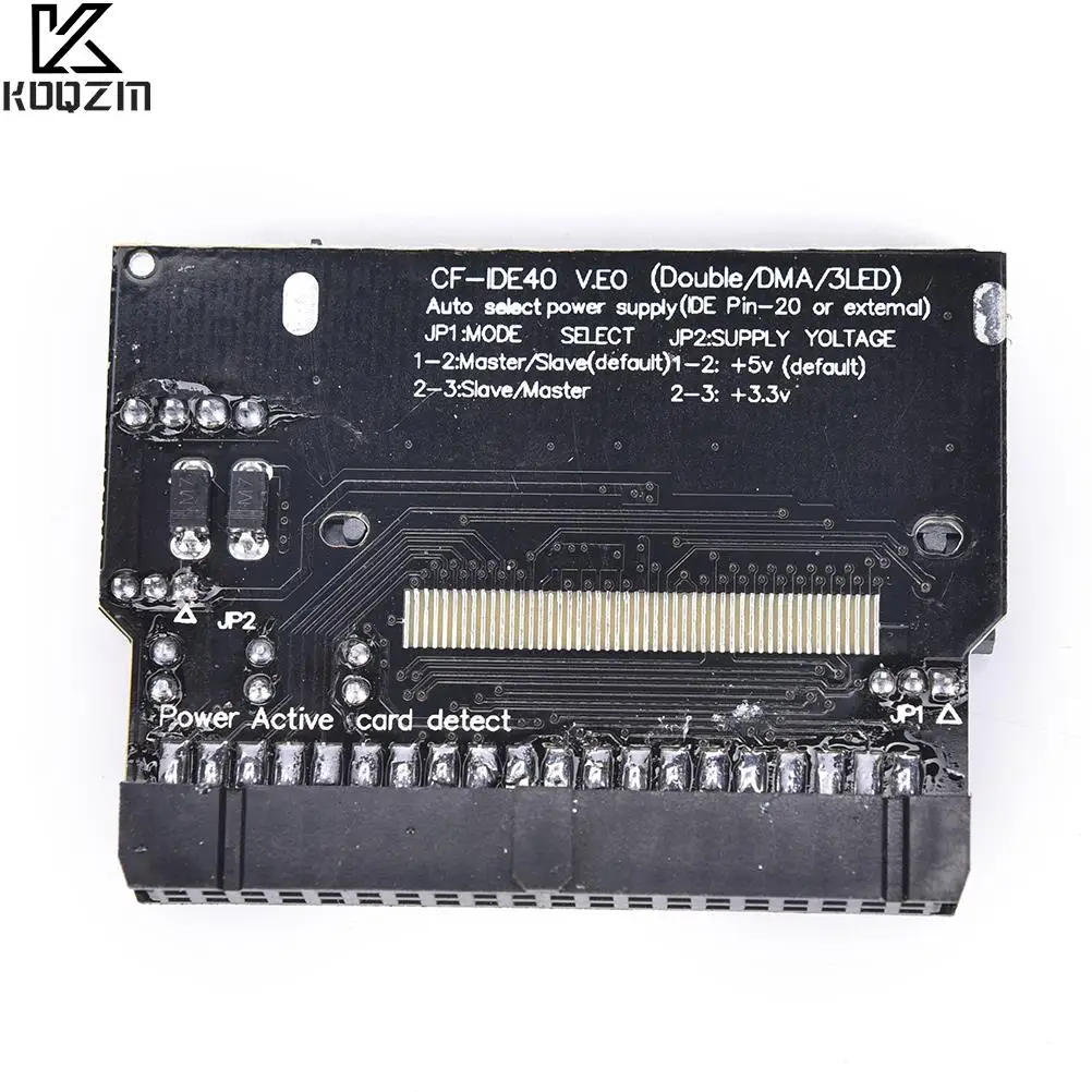 Compact Flash CF para 3.5 conversor feminino, IDE adaptador inicializável, 40 Pin, 1PC