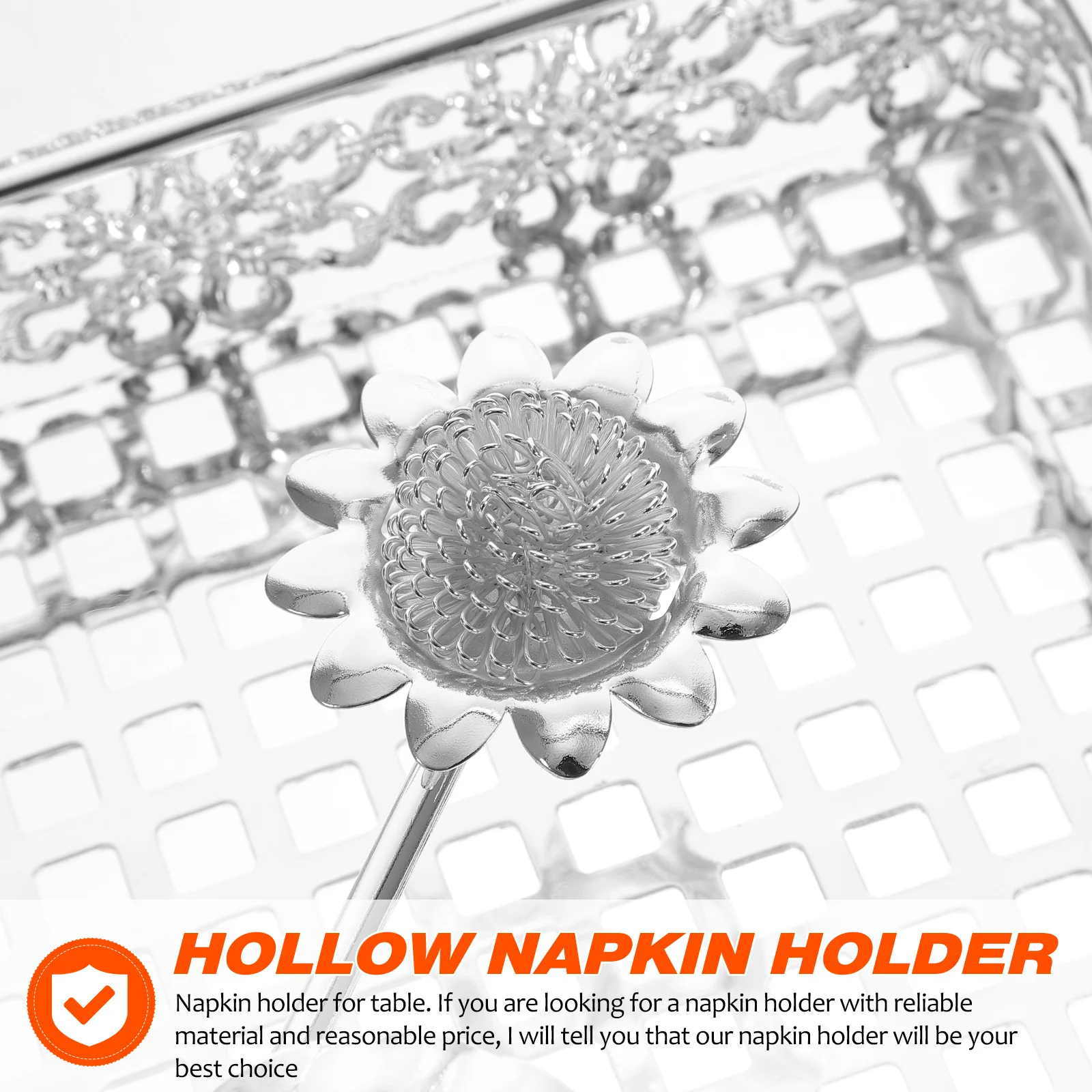 

Napkin Holder Iron European Style Smooth Edges Table Decor For Kitchen Bathroom Restaurant Party Napkin Stand