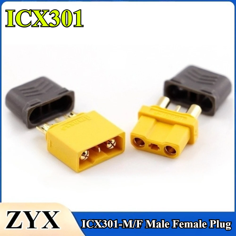ICX301 ICX301-M/F Male Female Plug High Current Lipo Battery Connector With Signal Interface For RC FPV Drone Car Parts Diy