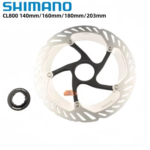 Rotor de disco de bloqueo central SHIMANO DEORE XT RT-MT800 CL800 140 mm 160 mm 180 mm 203 mm Rotor de disco de freno hidráulico