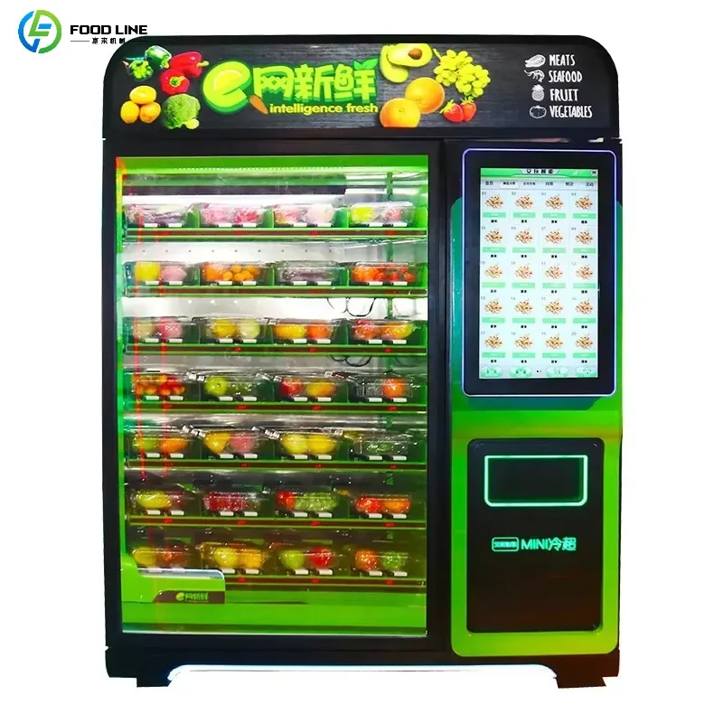 Vegetable Fresh Fruit Egg Elevator Vending Machine Egg Vending Machine with Touch Screen Automatic Self-Service Egg  Cusromized