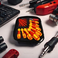 9pcs Magnetic Screwdriver Set Insulated Phillips Slotted Bits Electrician Hand Tools Durable Multifunctional Repair Tool Kit