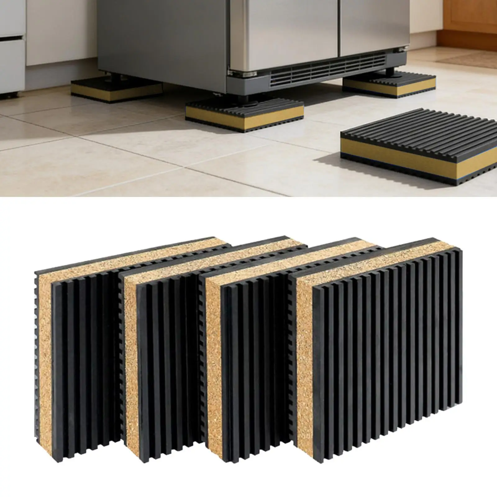 EVA Cork Anti Vibration Pad Office for Air Conditioner Dryer Washing Machine