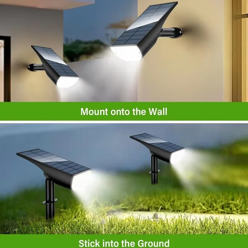 9 LED Solar Garden Spotlights  - đánh giá và giá Outdoor Lighting Spotlight