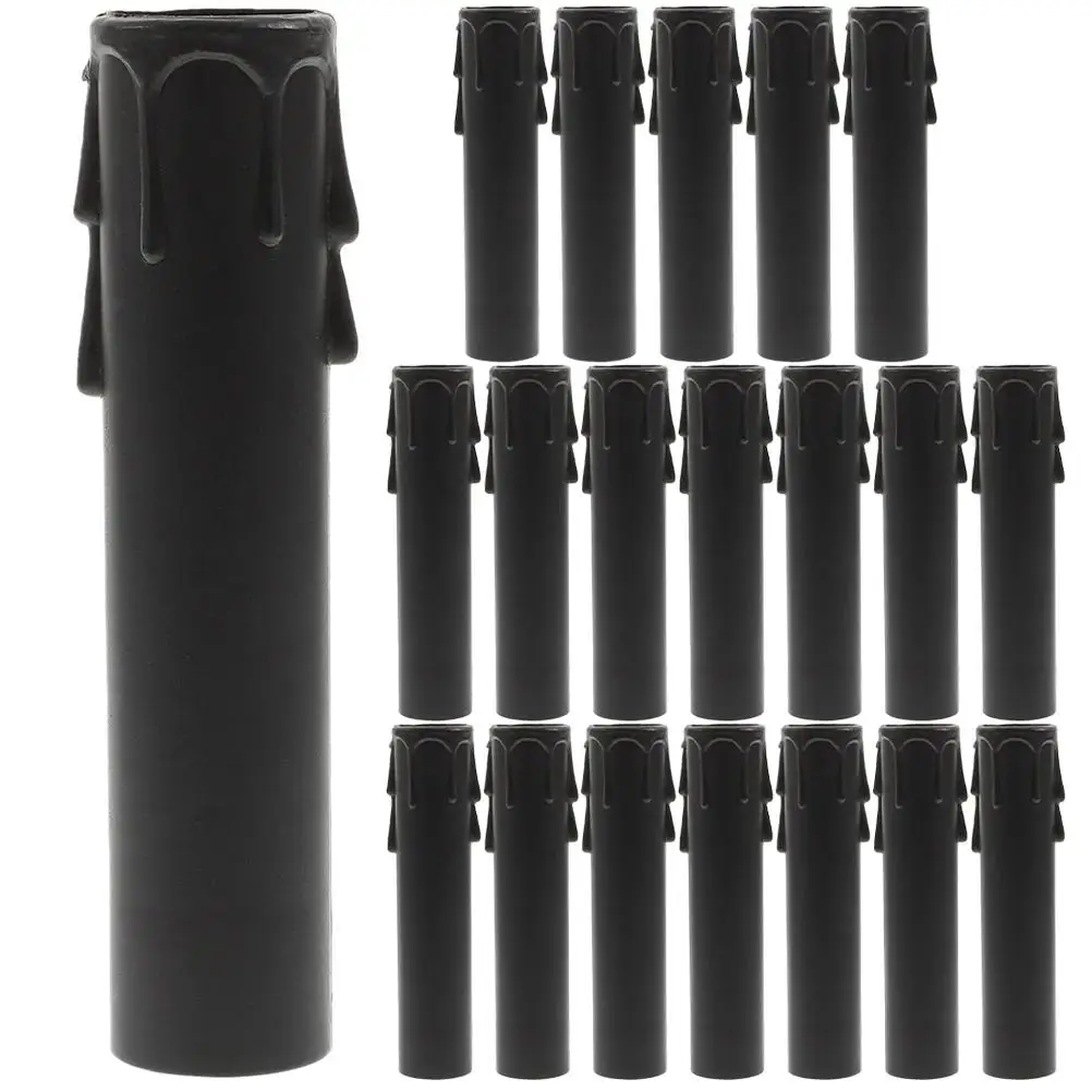 

Teardrop Plastic Sleeve Cover Sleeves Chandelier Socket Covers Drips Holders Pendant Light
