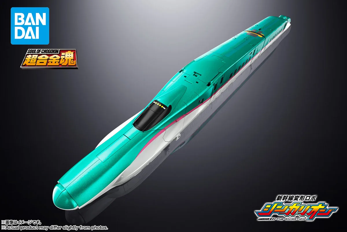Bandai  Chogokin Spirits GX-115 Shinkansen Transformation Robo Shinkalion E5 Hayabusa Figures Anime Model Genuine Boxed Toy Gift