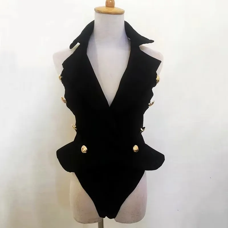 ชุดบอดี้สูทเลอทาร์ดเซ็กซี่สำหรับผู้หญิงสำหรับงานปาร์ตี้โกโก้ ชุดคอสตูมสำหรับไนท์คลับ บาร์ โชว์ เต้นรำ ดีเจ เวที งานเรฟ ชุดนักร้องนักเต้น