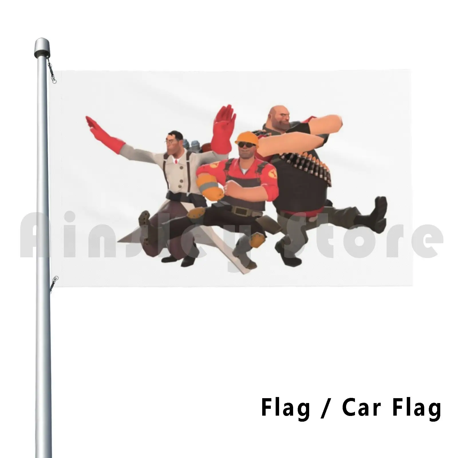 Tf2 Kazotsky Kick Outdoor Decor Flag Car Flag Team Fortress 2 Tf2 Tf2 Kazotsky Kick Kazotsky Russian Russian Dance