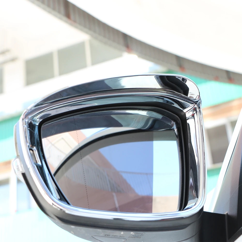 For Volkswagen VW T-roc Troc 2018-2023 ABS Chrome Car Rearview Mirror Rain Guard Cover Trim Side Mirror Eyebrow Accessories view 4