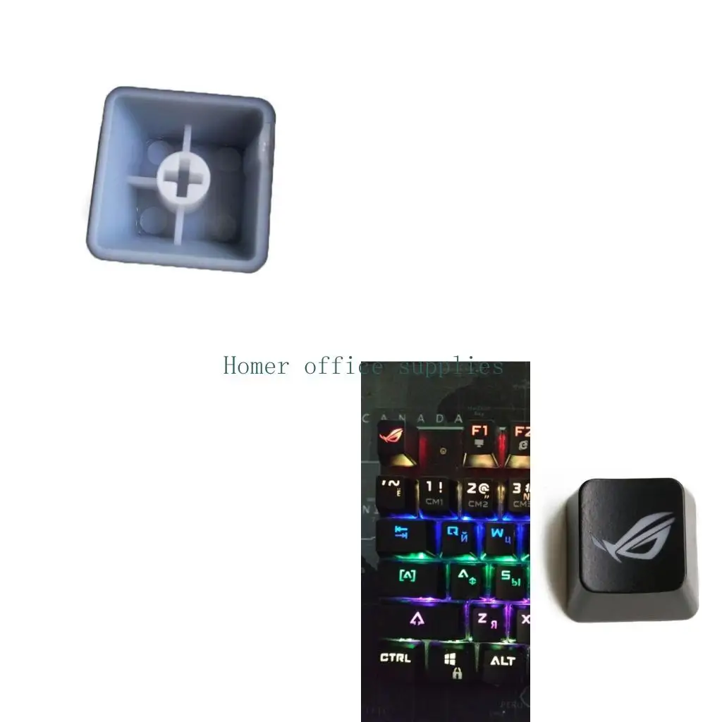 K43B Creative ABS Keyboard Keycaps ESC Personality Mechanical Keyboard Replacement Accessories Height Translucent Keyc