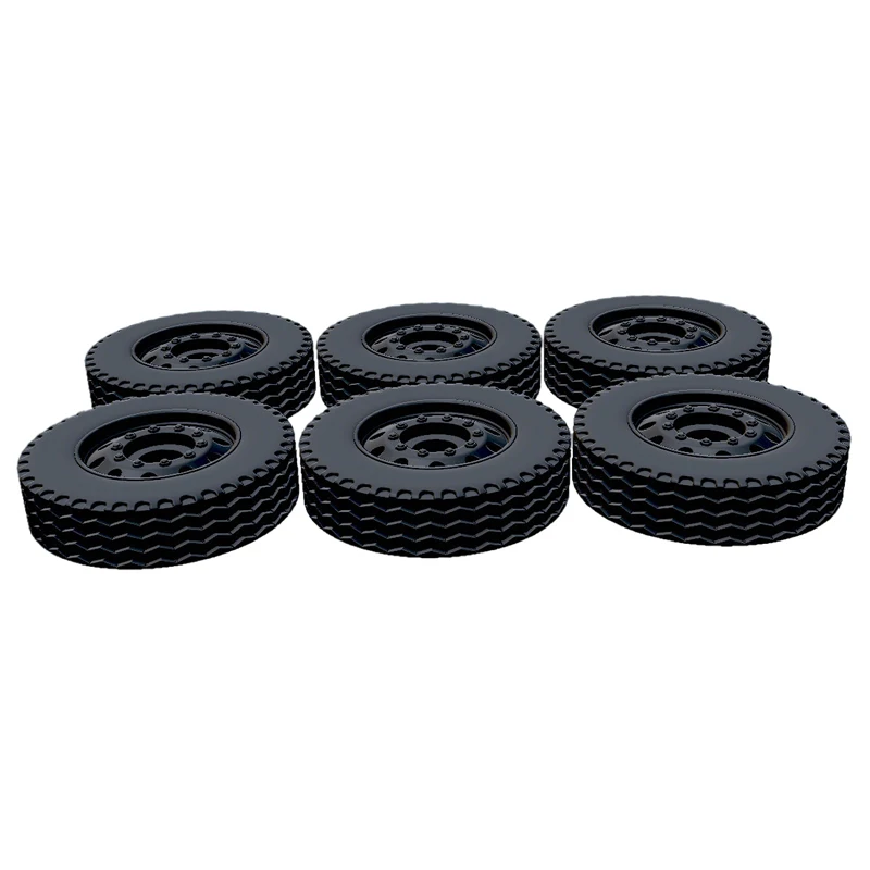 

Мягкие имитационные колеса из ТПУ толщиной 14 мм для прицепов, двойные шины, запчасти для модернизации модели тяжелогрузного грузовика Scania 770S