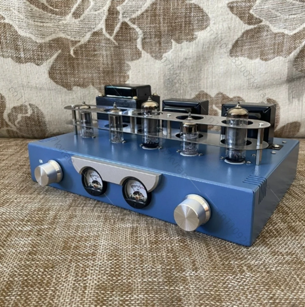 

Blue Built-in Bluetooth Luxury Vacuum Tube Amplifier Audio System Finished Product