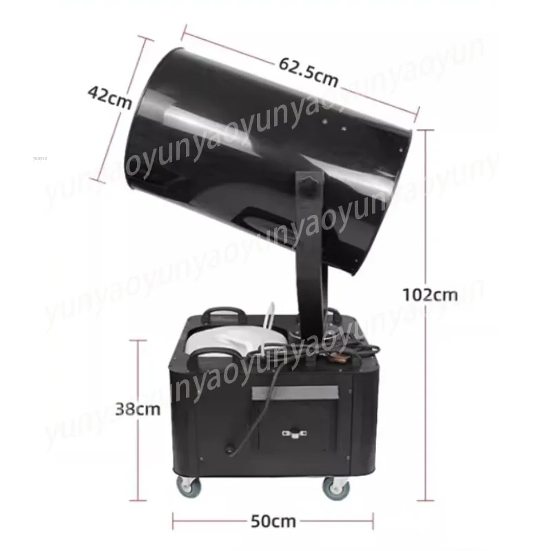 

Профессиональная машина для создания снежного эффекта 3500 Вт, мощная вращающаяся пенная машина для декораций на Рождество, сцен и мероприятий