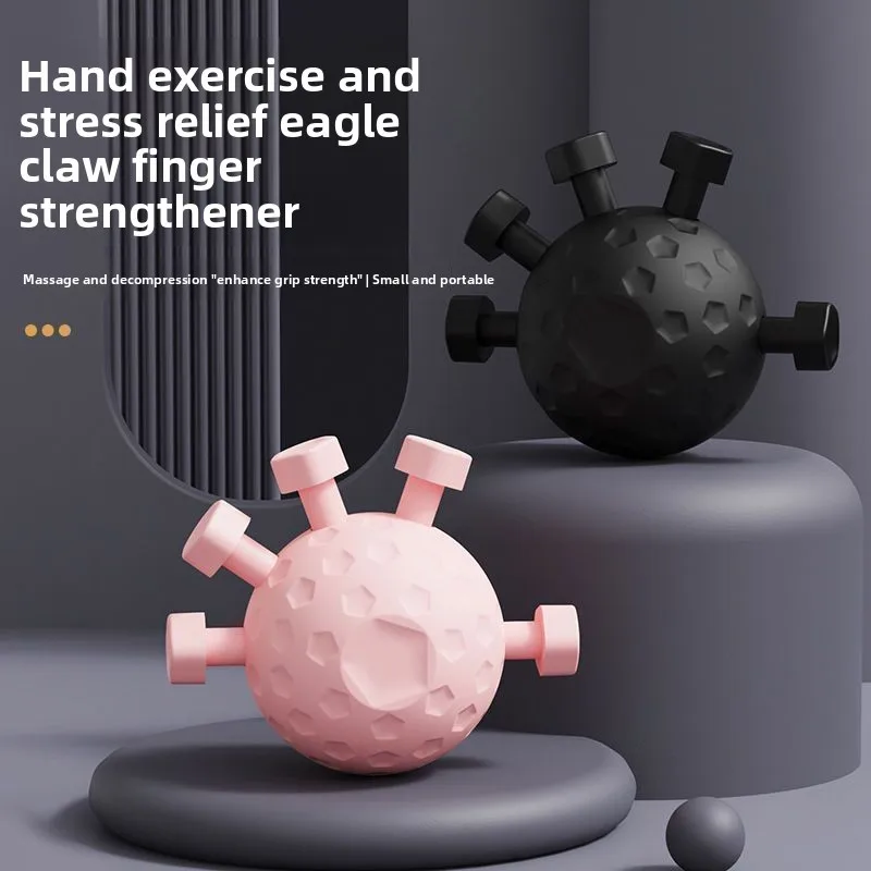 5-Finger Grip Strengthener - Individual Finger Exercise for Strength & Stress Relief