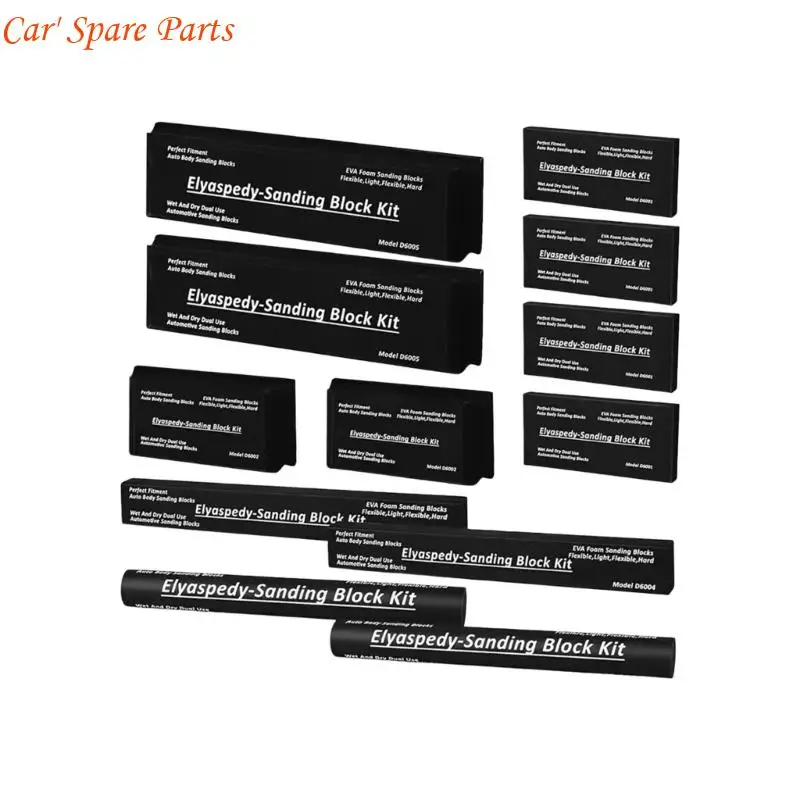 

Y4UA Occupational Car Paint Smoothing Set 12Pcs Multiple Purpose Vehicle Body Care Equipment