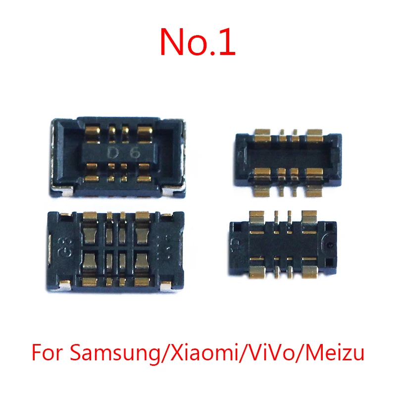 10PCS FPC Connector Battery On Board For HUAWEI Honor Xiaomi Redmi Meizu OPPO VIVO Lenovo Samsung Sony ASUS LG Pixel Clip Holder