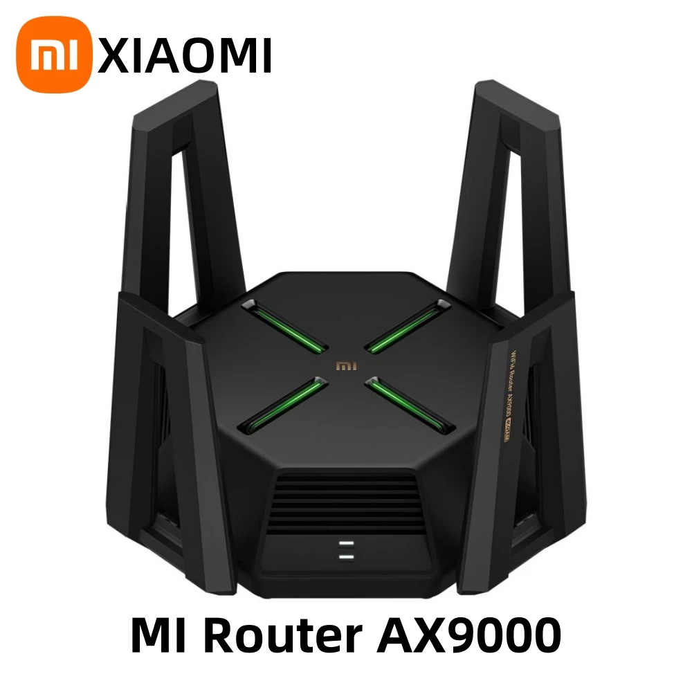 Xiaomi Mi AX9000 Router WiFi6 Enhanced Edition Tri-Band USB3.0 Wireless Mesh Network Game Acceleration Repeater 12 Antennas