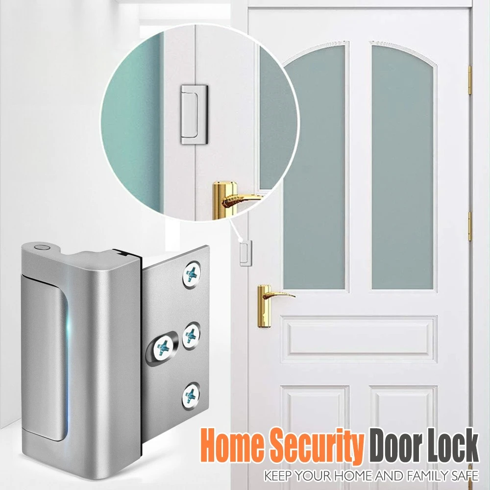 3-Inch aluminum alloy door reinforced night lock household latch